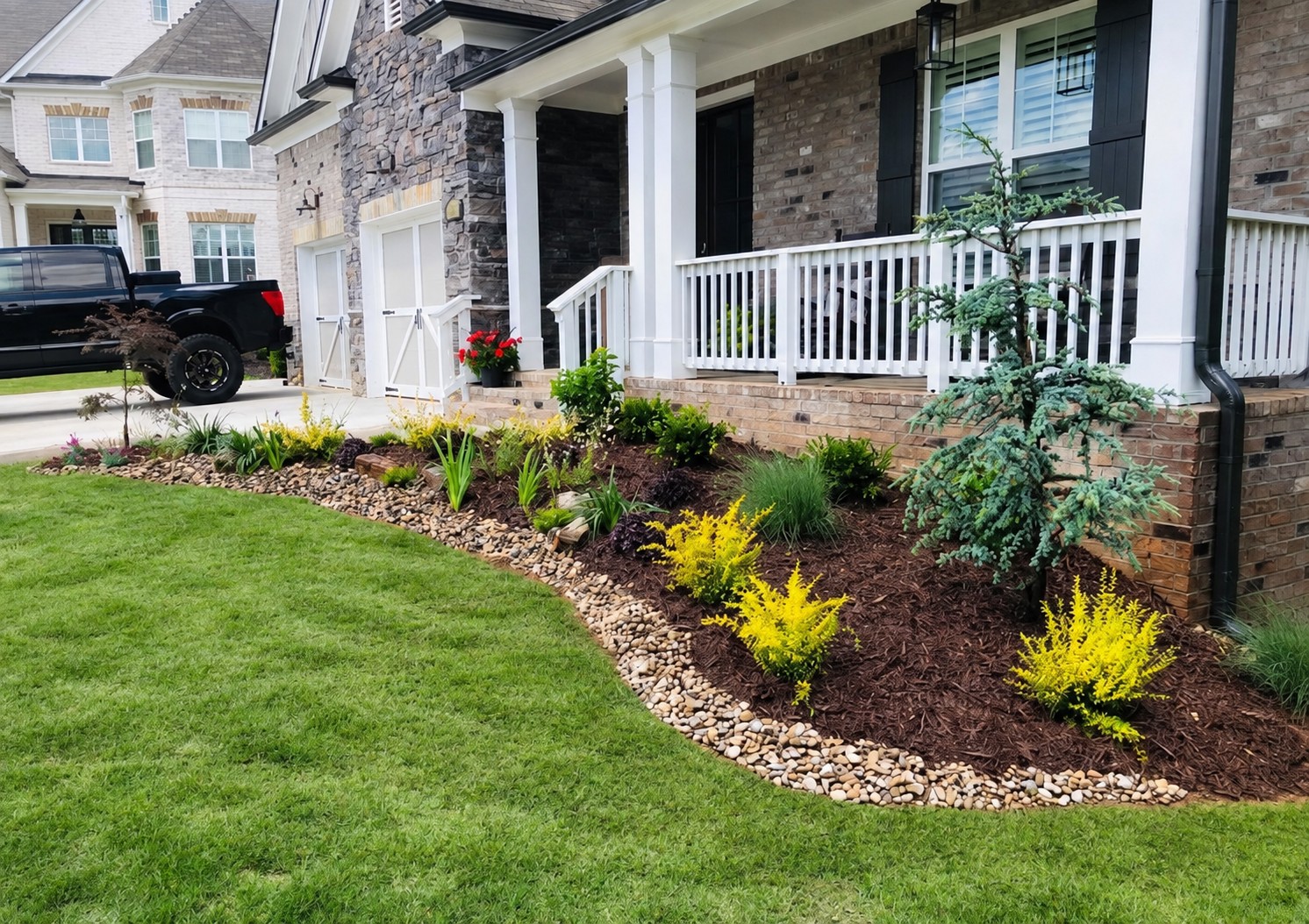 Landscape project photo from Live Oaks Landscapes